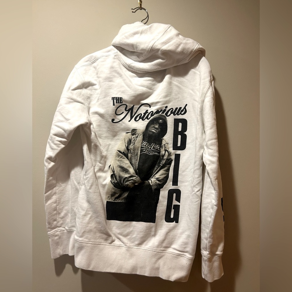 The Notorious BIG Biggie Smalls Hoodie Sweatshirt Size XS Hip-Hop Rap‎ Music